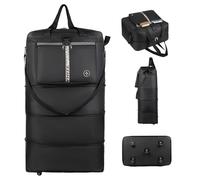 Sac de Sport avec roulettes et poignée, 35 × 20 × 12 Pouces, Grand Bagage Pliable, étanche, Portable, Pliable, Voyage pour Hommes, Femmes Pliables