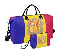 Sac de sport avec sangle réglable Motif drapeau d'Andorre
