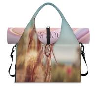Sac de sport bohème avec compartiment à chaussures, attrape-rêves, sac fourre-tout pour la gym, le yoga, les voyages, couleur, L, Sac de voyage