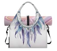 Sac de sport bohème ethnique attrape-rêves avec compartiment à chaussures, sac fourre-tout pour la gym, le yoga, les voyages, couleur, L, Sac de voyage