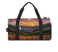 Sac de sport Cloud Garden at Sunset pour homme et femme - Imperméable - Grand sac de sport pour voyage et entraînement