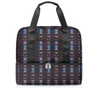 Sac de sport coloré à roulettes pour femmes et hommes Kirls Garçons Filles 21 L Sac fourre-tout séparé pour voyage, gym, yoga, couleur, Big, Organiseur de sac