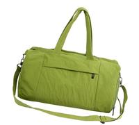 Sac de sport compact en nylon imperméable, multi-poches, poignée de transport ergonomique pour voyage d'affaires, sac d'entraînement pratique à compartiments multiples, Vert, Beauté de masse