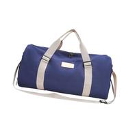 Sac de sport compact et léger - Séparation sèche et humide - Intérieur spacieux - Multifonctionnel - En nylon résistant à l'eau - Pour les voyages courts - Avec nylon renforcé, bleu, One Size
