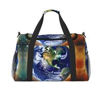 Sac de sport Cosmic Earth imprimé pour voyage, week-end à bandoulière, sac de sport pour homme et femme