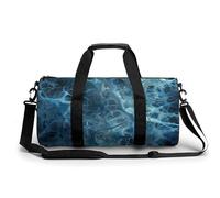 Sac de sport cylindrique léger pour homme et femme avec image de neurone bleu - Style 12 - 45 cm/22,9 cm/22,9 cm, Style 12, 17.7in/9in/9in