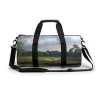 Sac de sport cylindrique léger pour homme et femme, pour le basket-ball, le football, le week-end, 45 cm/22,9 cm/22,9 cm, Style :, 17.7in/9in/9in