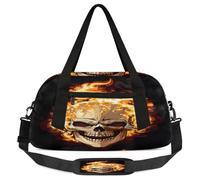 Sac de sport Day of The Dead Skull pour enfants, garçons et filles, adolescents, sac de sport pour week-end, voyage, gymnastique, danse, ballet, multicolore