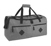 Sac de sport de cricket pour homme de 55 l avec bandoulière réglable, poignées, gris, 24”L x 12”W x 11.5”H, Bagages
