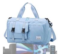 Sac de sport de fitness, sac de sport | Sac de week-end en tissu Oxford Sacs fourre-tout à main,Petit sac de voyage léger, sac de sport, de yoga, séparation sèche et humide pour le sport, les femmes e