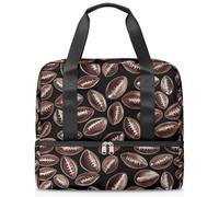 Sac de sport de football américain pour femmes, hommes, garçons et filles, 21 L, sac fourre-tout séparé pour voyage, gym, yoga, couleur, Big, Organiseur de sac