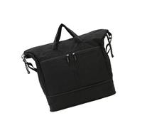 Sac de sport de grande capacité pour fitness, voyage, weekender, bagage multifonctionnel pour la nuit pour les vacances, sac de sport sac de voyage, Noir , Beauté de masse