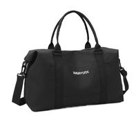 Sac de Sport de Gym, séparation Humide et Sec, Sac à Main de Voyage, de Yoga, de Camping en Plein air, Sac fourre-Tout for Week-End(Black)