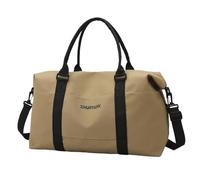 Sac de Sport de Gym, séparation Humide et Sec, Sac à Main de Voyage, de Yoga, de Camping en Plein air, Sac fourre-Tout for Week-End(Khaki)