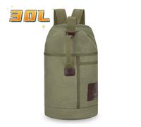 Sac De Sport De Plein Air Sac À Dos Toile Sacs À Dos Sac D'école Randonnée Voyage Sacs À Dos Sac Seau - Type Green (30l)