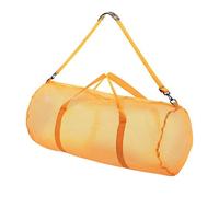 Sac de sport de plongée en maille, grand sac de plage, sac à main avec fermeture éclair, équipement de plongée et tuba, jaune