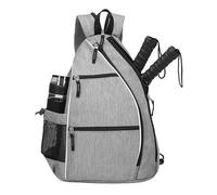 Sac De Sport De Raquette - Sac À Dos À Palette Polyvalente | Organisateur De Matériel De Cour De Grande Capacité Avec Clip Suspendu, Fourre-tout À Compartiment Respirant Pour Équipement De Basket-ball