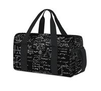 Sac de sport de table de chimie mathématique, sac de week-end, sac fourre-tout, sac fourre-tout décontracté, sac de sport pour enfants, filles, garçons, femmes, hommes