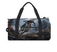 Sac de sport de tournoi de VTT pour homme et femme avec compartiment à chaussures étanche pour le sport, les gymnases, le yoga, Tournoi de VTT, Taille unique