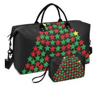 Sac de sport de voyage avec poches multiples, léger, pour toutes les saisons, Chemise sapin de Noël pour Noël - Merry Christmas, one size, Rétro