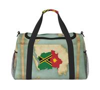 Sac de sport de voyage imprimé Vanuatu en Australie pour femme, sac fourre-tout, sac de week-end, organisateur de sac de nuit, noir, One Size