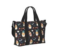 Sac de sport de voyage mignon avec imprimé pingouin pour femme, article personnel pour la nuit, le week-end, le sport, sac de sport pour homme et femme