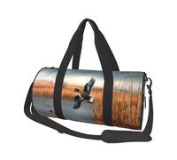 Sac de sport de voyage pliable avec imprimé canard sauvage pour la chasse, le week-end, grand sac fourre-tout pour le sport et les voyages, Noir , Taille unique
