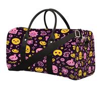Sac de sport de voyage pliable imprimé élémentaire d'Halloween sac de sport étanche avec bretelles