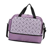 Sac de sport de voyage pour femme et fille - Résistant à l'eau - Cadeau idéal pour le week-end - Pour entraînement de nuit, violet, Beauté de masse