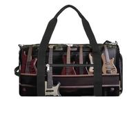 Sac de sport de voyage pour homme et femme - Grand sac de voyage pour guitare basse - Avec compartiment à chaussures pour l'entraînement, style, taille unique, Style :, Taille unique