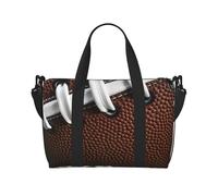 Sac de sport de voyage pour homme, sac de sport, sac de sport à lacets de football américain avec bandoulière, grand sac fourre-tout pour femme, sac de week-end, sac de transport pliable pour avion