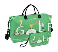 Sac de sport de voyage pour jeunes gens jouant au golf pour femmes et hommes, multicolore