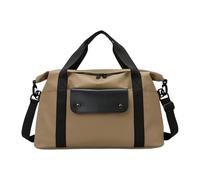 Sac de sport de voyage pour la nuit, les week-ends, les entraînements, sacs de gym, tendance, résistants à l'eau, articles personnels, sacs à bandoulière, cadeaux, kaki, Beauté de masse