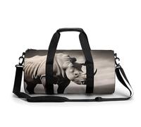 Sac de sport de voyage, sac de sport avec compartiment à chaussures, motif animal d'Afrique du Sud, 45 cm/22,9 cm/22,9 cm, Afrique du Sud Animal, 17.7in/9in/9in