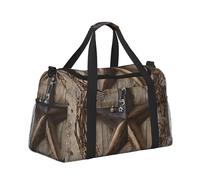 Sac de sport de voyage, sac de sport, sac fourre-tout, bagage à main, bagage de w nd, pour homme et femme, drapeau américain, Texas, étoile et couronne de baies