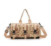 Sac de sport de voyage, week-end, entraînement, gym, sac fourre-tout pour femmes et filles, sac à bandoulière résistant à l'eau, kaki, Beauté de masse