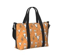 Sac de sport de voyage Western Goat Skull Print pour femme, article personnel, week-end, sport, sac de sport pour homme et femme