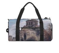 Sac de sport d'église arménienne pour homme et femme, résistant à l'eau, sac de voyage léger pour voyage, sport, blanc, taille unique, blanc, Taille unique