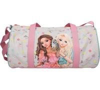 Depesche 13122 TOPModel Juicy Sac de Sport Gris Clair, avec Motif modèle et Motif coloré, Sac à Main avec Sangle réglable, Rose, Mittelgroße, Décontracté