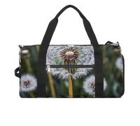 Sac de sport d'hiver avec pissenlit blanc pour homme et femme, résistant à l'eau, sac de voyage léger pour voyage, sport, blanc, taille unique, blanc, Taille unique