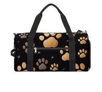 Sac de sport Dove Sun Art pour homme et femme avec compartiment à chaussures, Motif pattes de chien., Taille unique, Art Déco