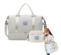 Sac De Sport Duffle Pour La Gym | Tote De Week-End Duffle Avec Compartiment Pour Chaussures Et Articles Humides - Sac De Fitness Portable À Main | pour Voyage Entraînement Gym Sports Fitness Yoga Nave