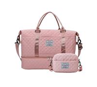 Sac De Sport Duffle Pour La Gym - Tote De Week-End Duffle Avec Compartiment Pour Chaussures Et Articles Humides - Sac De Fitness Portable À Main - pour Voyage Entraînement Gym Sports Fitness Yoga Nave