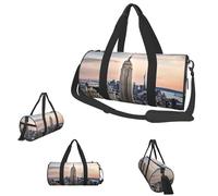 Sac de sport Empire State Building pour homme et femme - Imperméable - Convertible - Pour voyage, sport, noir, taille unique, Noir , Taille unique