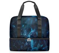 Sac de sport en forme de chat et papillon pour femmes, hommes, garçons et filles, 21 L, sac fourre-tout séparé pour voyage, gym, yoga, couleur, Big, Organiseur de sac