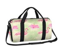 Sac de sport en forme de palmier tropical flamant rose, sac de w nd, sac fourre-tout décontracté, sac fourre-tout de voyage, sac de sport pour enfants, filles, garçons, femmes, hommes