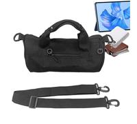 Sac de sport en forme de tonneau avec sangle réglable pour voyage, entraînement, natation, yoga, camping et activités sportives (Search Term), Multicolore, Black, Voir description