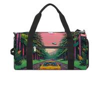 Sac de sport en forme de voiture robotique de style science-fiction pour homme et femme, sac fourre-tout imperméable, grand sac de sport pour voyage et entraînement