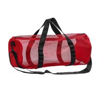 Sac de sport en maille de grande capacité pour équipement de plongée sous-marine, équipement de plongée avec tuba, sac de rangement en nylon résistant aux déchirures, Couleur : rouge.