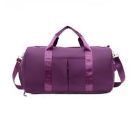 Sac de sport en nylon imperméable pour homme et femme avec compartiment à chaussures Violet